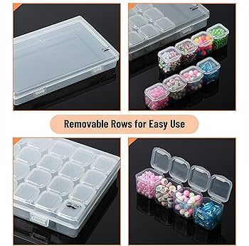 Amazon.com: Mr. Pen-Bead Storage Containers, 28 Grids, 2 Pack Amazon.com: Mr. Pen-Bead Storage Containers, 28 Grids, 2 Pack